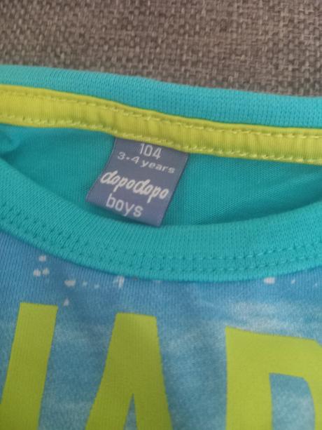 Kraťasky + tričko, dopodopo,104