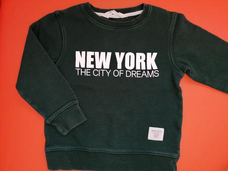 Zelená mikina, h&m,110