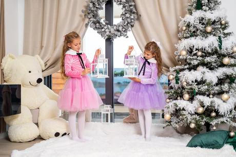 Zuppa šaty luna lila 122/128, 128