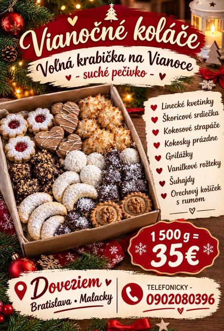 Vianočné koláče / masové misy,