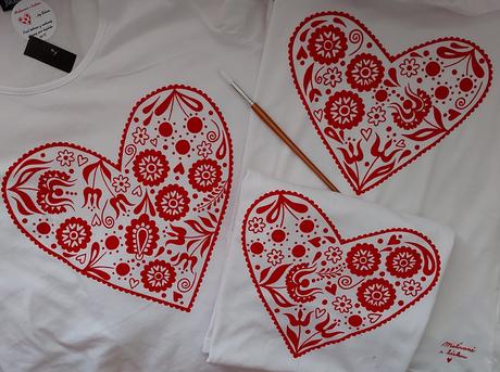 Maľované tričko, l / m / s / xl / xxl