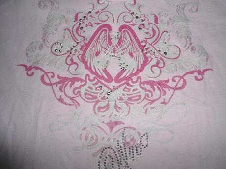 Ruzove tricko s kapucnou, 128