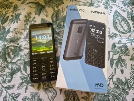 Nokia 230 model 2024 dual sim čierny, nokia