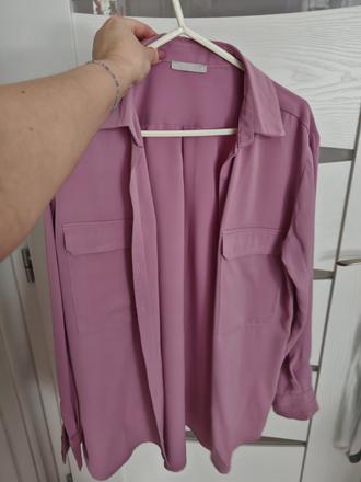 Bluzka staroruzova ale ziva pekna farba m,l, m