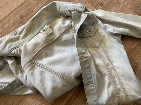 Dámska bledá riflovka, h&m,38