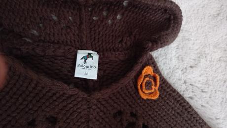 Krásne milučké pončo palomino, palomino,92