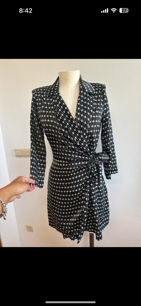 Prekladané šaty zara, zara,s