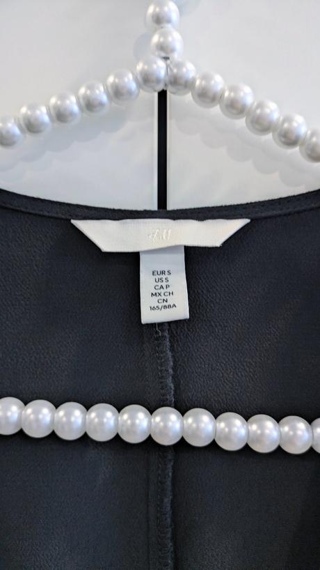Letné čierne šaty h&m, h&m,s