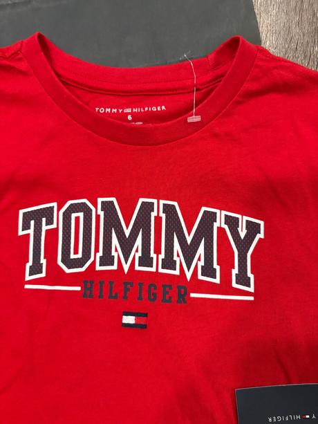 Tommy hilfiger chlapčenske tričko č.116, tommy hilfiger,116
