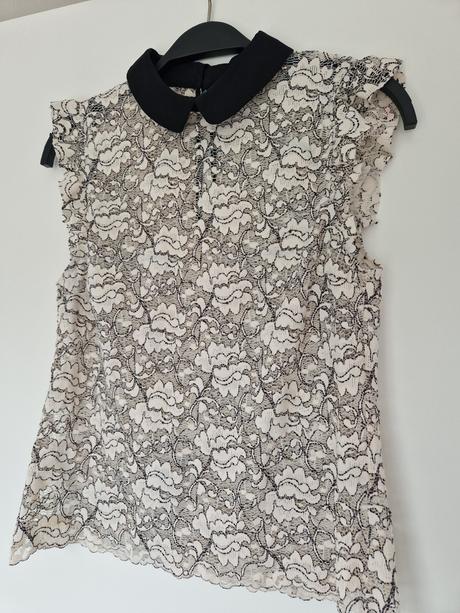 Zara - čipkovaný top 2+1 zadarmo, zara,s