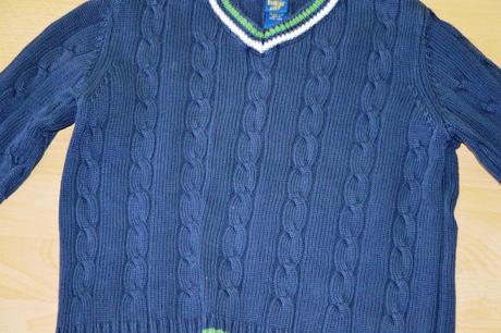 Pleteny pulover 110/116, oshkosh,110