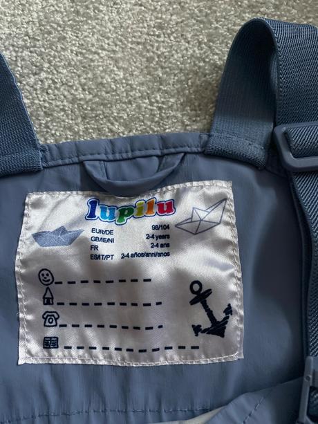 Detské nepremokavé nohavice, lupilu,98