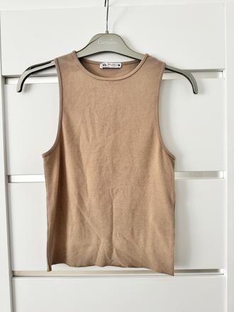 Bežovy top, zara,s