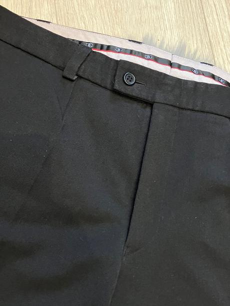 Pánske elegantné nohavice čierne, xl