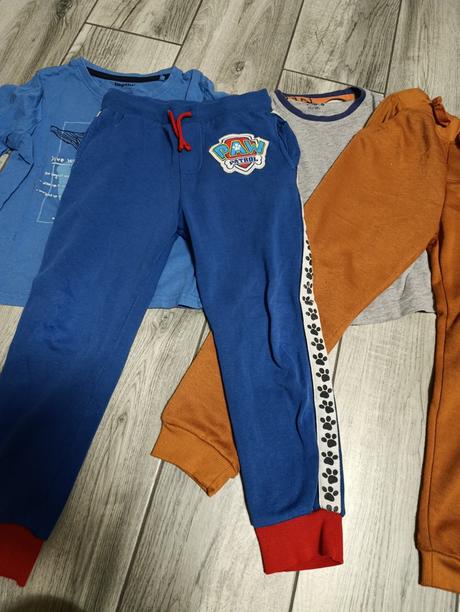 Balík do škôlky -110/116 (3x tepláky, 3x tričko ), 104–116