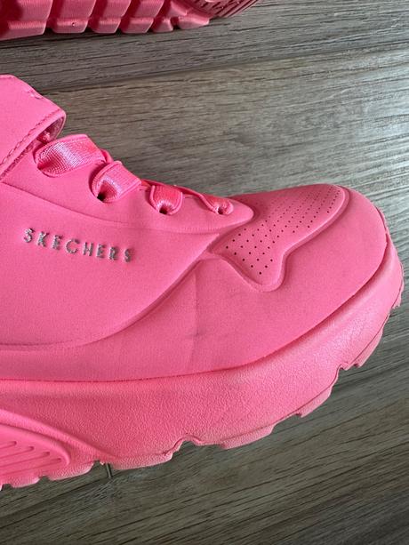 Skechers neon pink tenisky 34, skechers,34