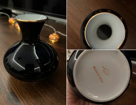 Vazicka lomonosov porcelain vintage vases cobalt,