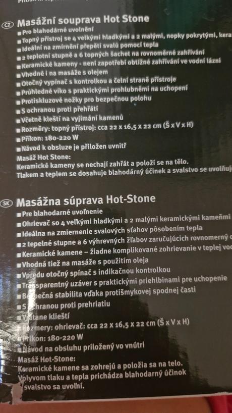 Masážne kamene, 