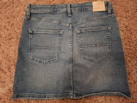 Sukňa riflová tommy hilfiger, tommy hilfiger,176