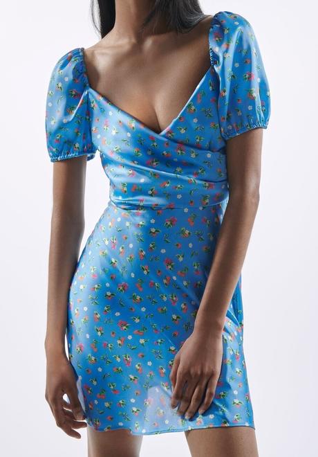 Saténové letné šaty zara, zara,xs