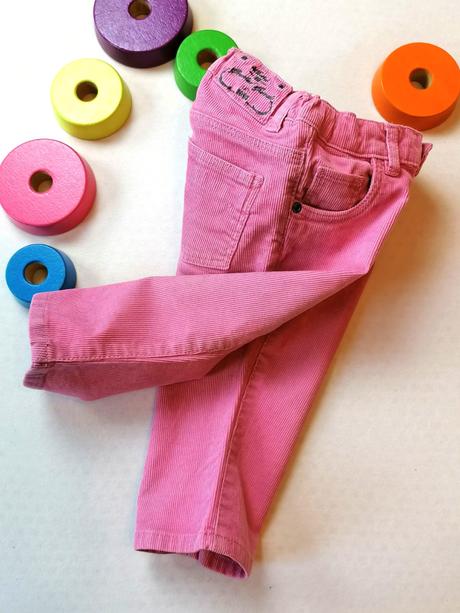 Ružové nohavice, h&m,74