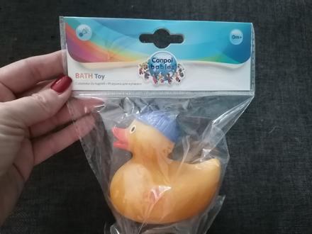 Gumená kačička canpol babies 0+, 