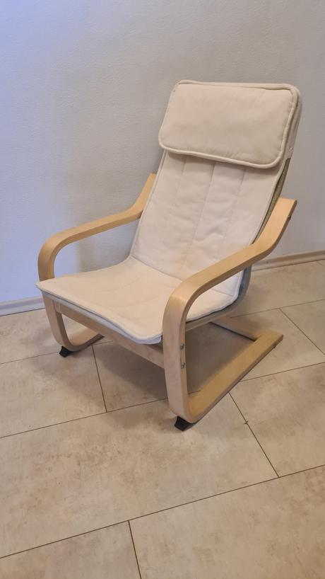 Kreslo pre deti farba maslova, 