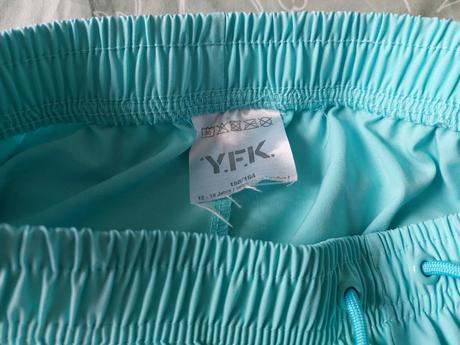 Novy mentolovy 3 set plavky so sortkami, kik,<50