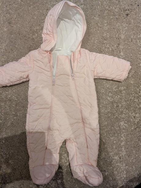 Dievčenský overal ružový 68, 68