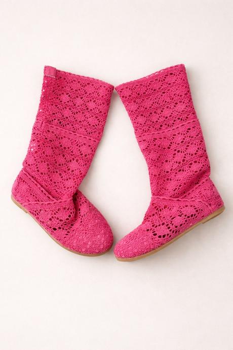 Háčkované letné čižmy, 36