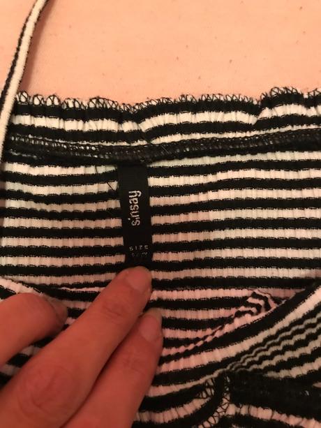 Pruzkovany top, sinsay,s