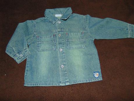 Košeľa - riflova 80/86, 80