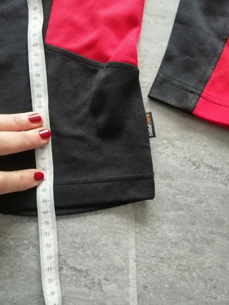 Čierno červená mikina maui vl, l