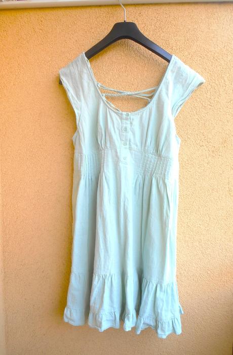 Bavlnené mätové šaty mavi veľ.l, l