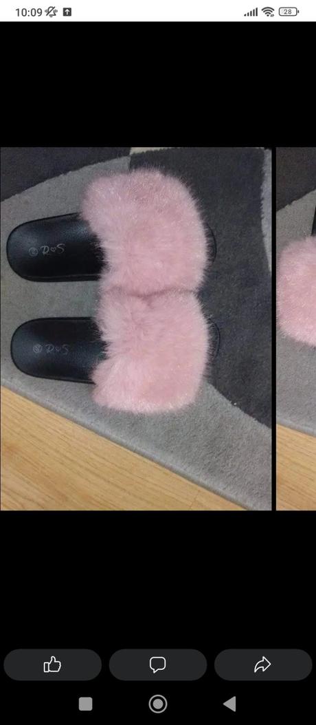 Dámske šľapky hunate, 40