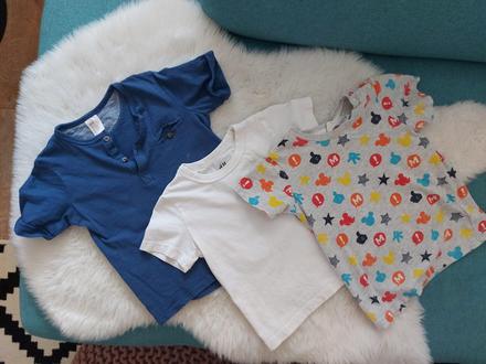 3x tricko, h&m,92