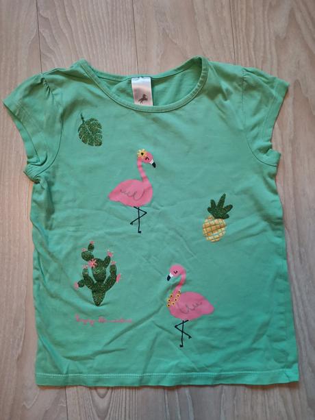 Tričko plameniaky, palomino,128