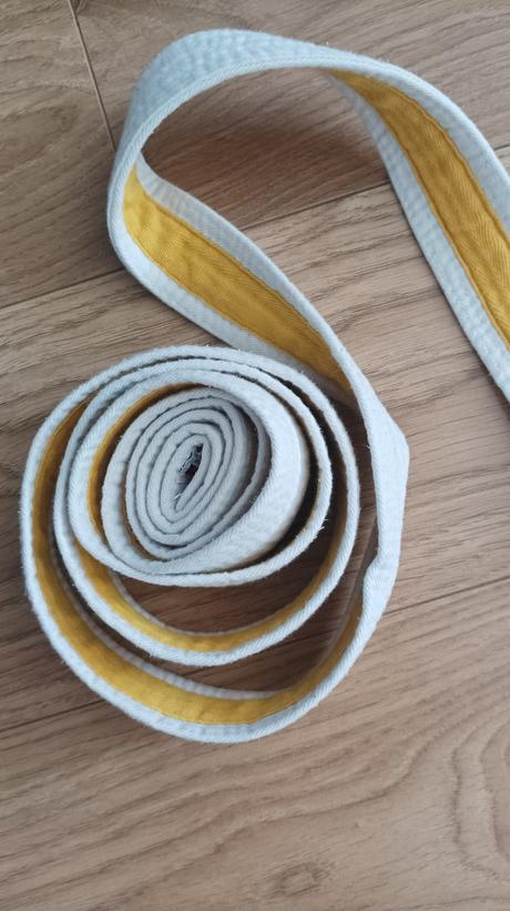 Opasok na judo žltý,