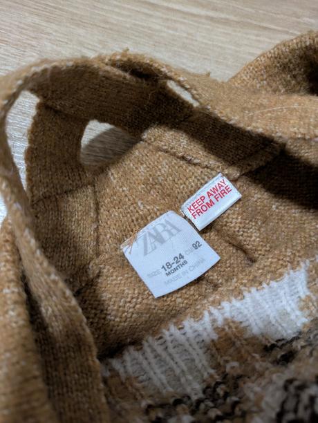 Pletené nohavice, zara,92