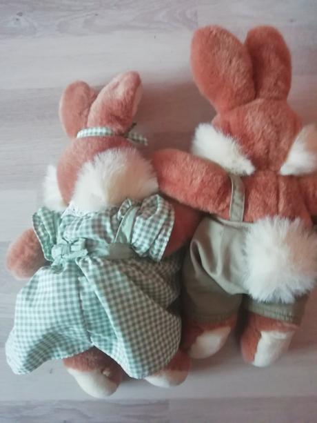 Plyšové zajačiky - pár., 