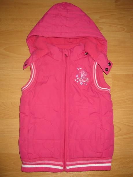 Dievčenská vesta s kapucňou, 110