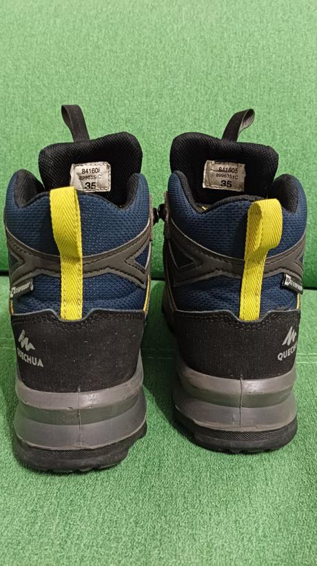 Chlapčenské turistické topánky quechua, quechua,35