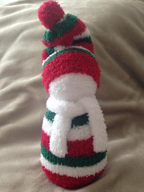 Vianočné ponožkové postavičky,