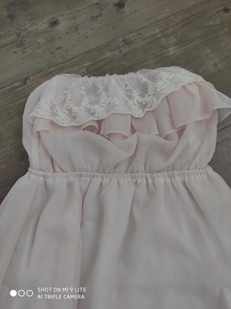 Bledunko ruzove minisaty, xs