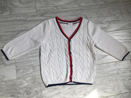 Svetrík biely 74 h&m, h&m,74