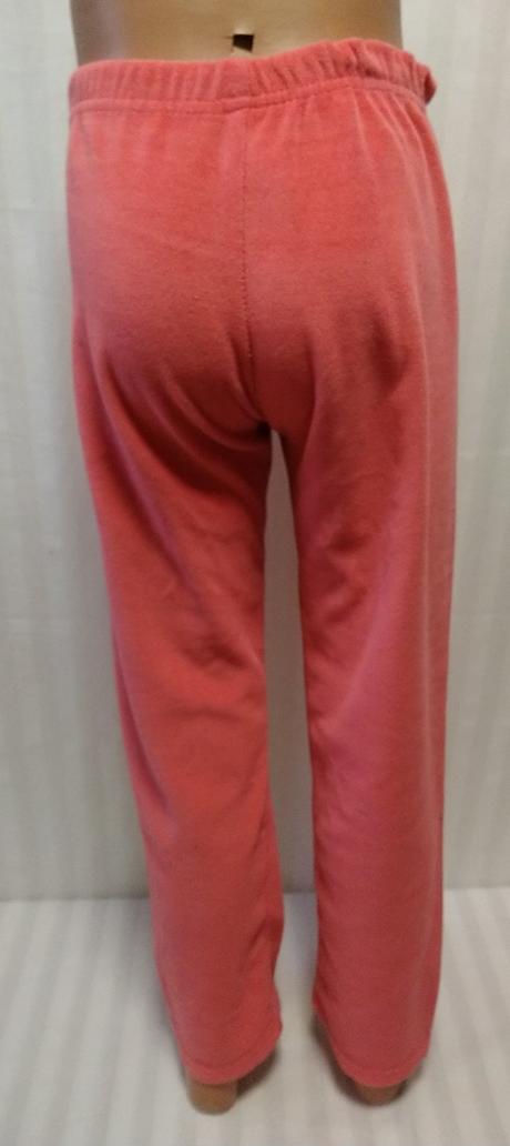 Dievčenské ružové tepláky zamtové, 128-134 cm, 128