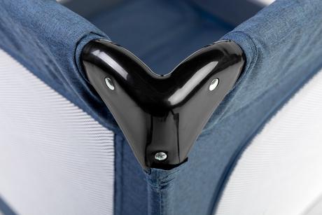 Caretero detská skladacia ohrádka quadra blue, šírka (cm): 80,dĺžka (cm): 80