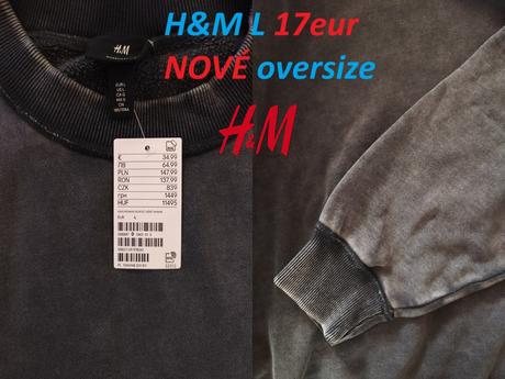 Mikina hm, mikina santa reserved, h&m,l / xxl