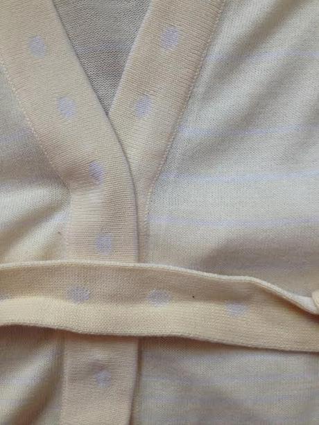 Bledo-zlty svetrik s opaskom, mexx,xs