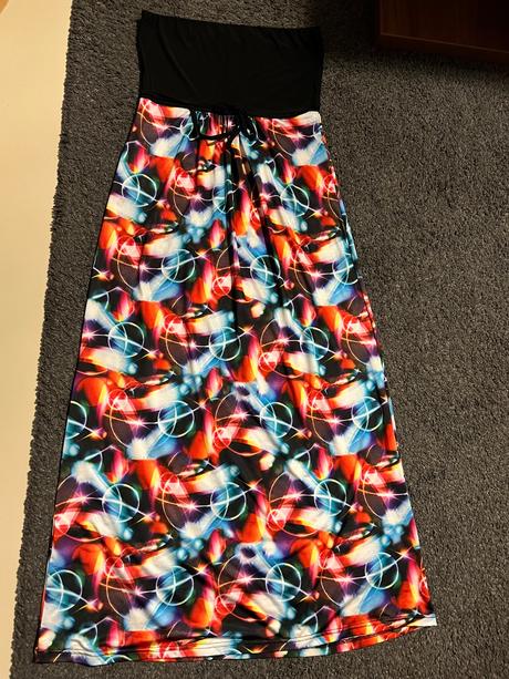 Bezramienkové maxi šaty, diva,m